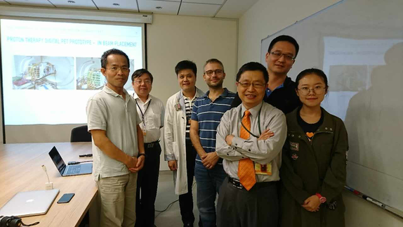大陆发明的数字PET首次在台湾用于质子束监测